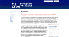 Desktop Screenshot of groupwareworkbench.org.br